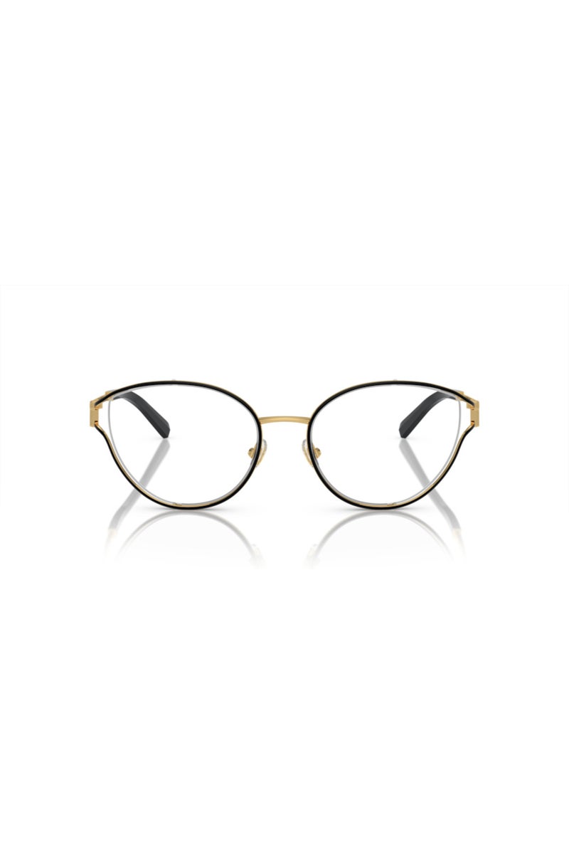 تيفاني نظارة طبية بيضاوية الشكل للنساء - TF 1157B - مقاس العدسة: 54 مم - أسود على ذهبي - Image 4